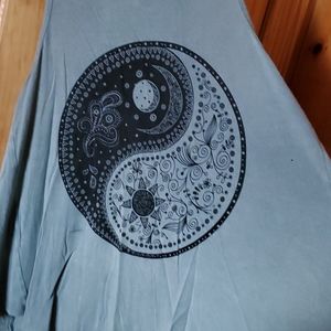 Light green yin yang